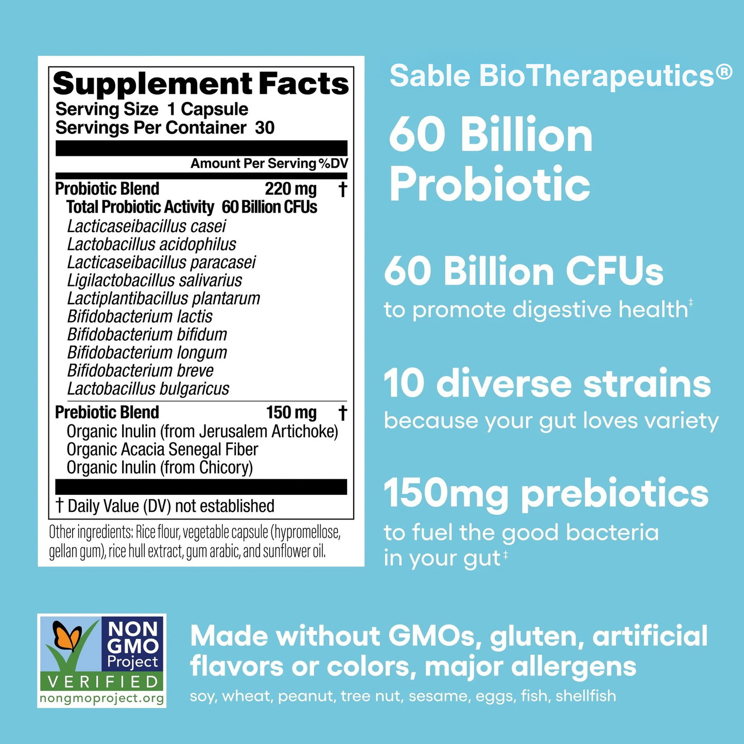 60 Billion Probiotic Formula