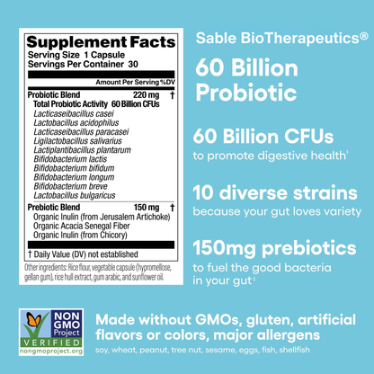 60 Billion Probiotic Formula